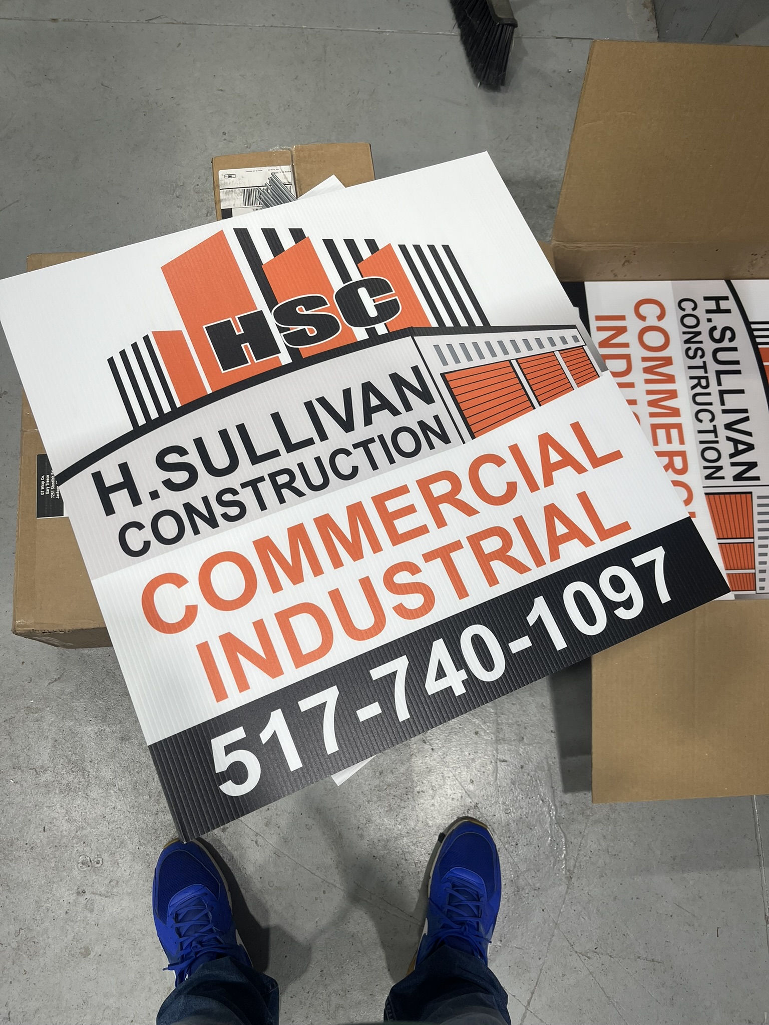Vibrant event banner print